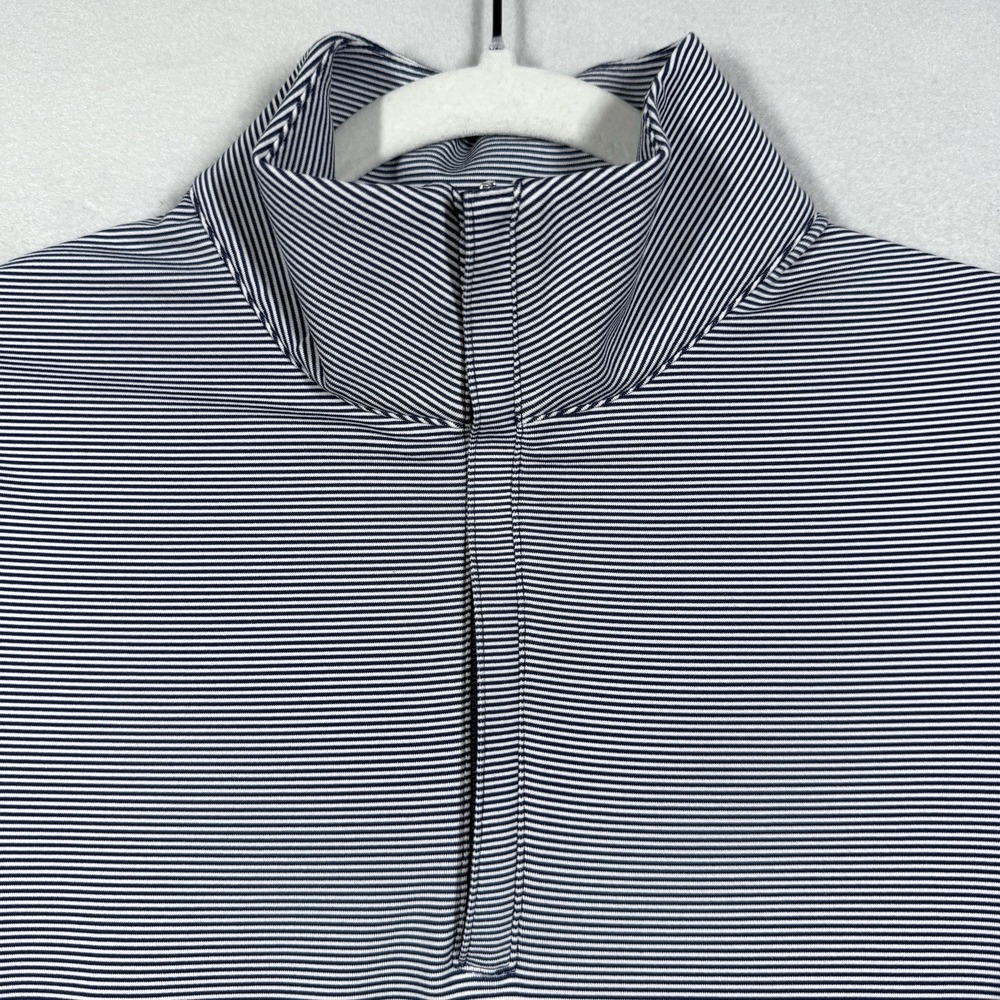Peter Millar Perth Performance Zip Pullover Womens Medium Crown Sport UPF 50+ - Picture 2 of 11